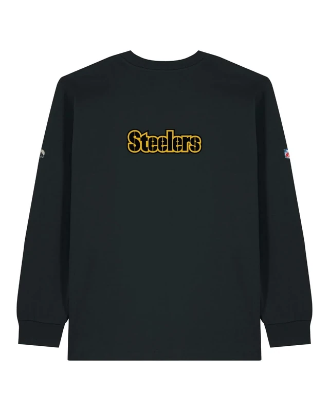 OOSC Mens Pittsburgh Steelers Long Sleeve T-Shirt, Multicolour, L EU