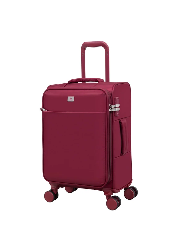 It Luggage Lustrous Luxe Softside 8 Swivel Wheels 22-inch, French Port, S, Lustrous Luxe Softside 8 Swivel Wheels 56cm