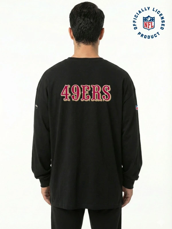 OOSC Mens San Francisco 49ers Long Sleeve T-Shirt, Multicolour, XL EU