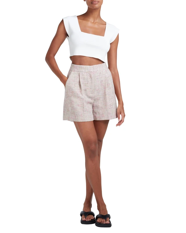 Ted Baker London brenha-Cropped Knitted Vest top, Ivory