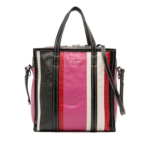 Balenciaga Pre-Loved S Lambskin Bazar Shopper Satchel