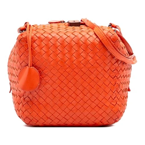 Bottega Veneta Pre-Loved Nappa Intrecciato Cube Crossbody Bag