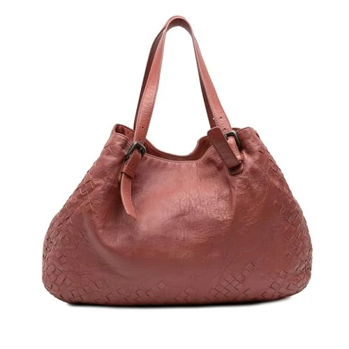 Bottega Veneta Pre-Loved Large Intrecciato Trimmed Nappa Cesta Tote Bag