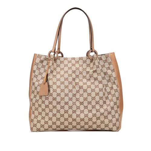 Gucci Pre-Loved GG Canvas Tote Bag