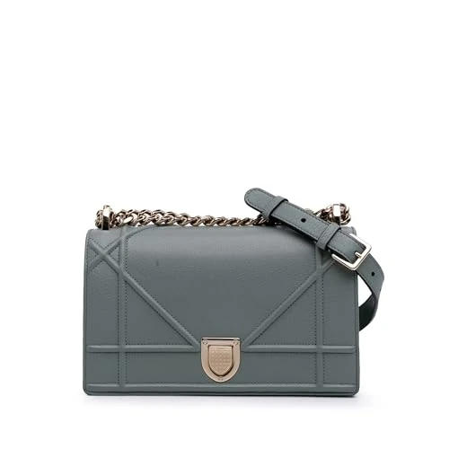 Pre-Loved Small Grained Calfskin Diorama Flap