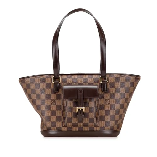 Louis Vuitton Pre-Loved Damier Ebene Manosque PM Shoulder Bag