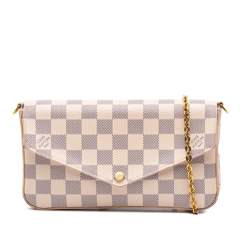 Louis Vuitton Pre-Loved Damier Azur Pochette Felicie