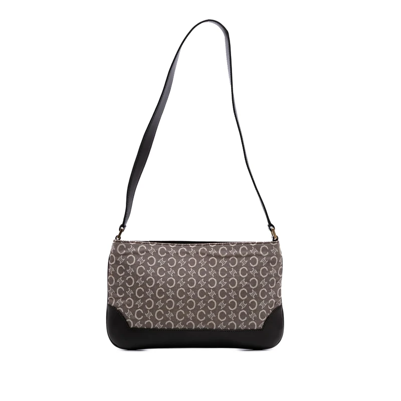 Celine Pre-Loved C Macadam Canvas Shoulder Bag