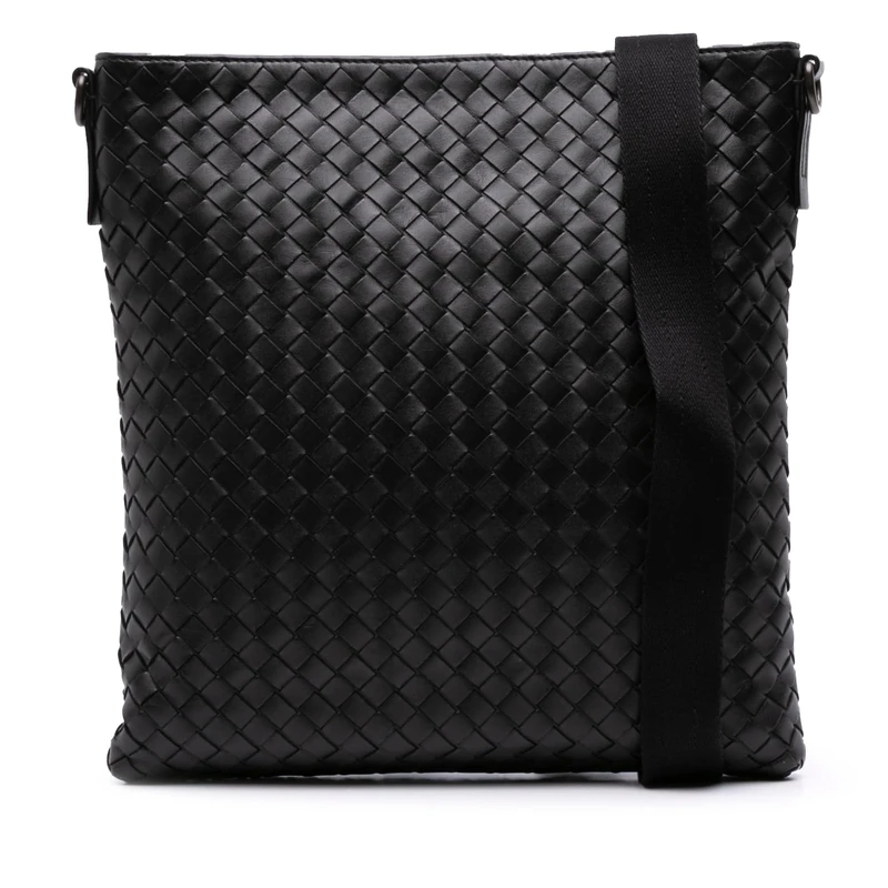 Bottega Veneta Pre-Loved Nappa Intrecciato VN Crossbody Bag