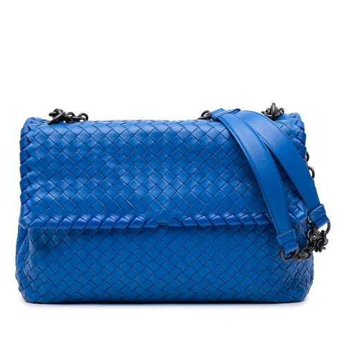 Bottega Veneta Pre-Loved Medium Nappa Intrecciato Olimpia Crossbody Bag