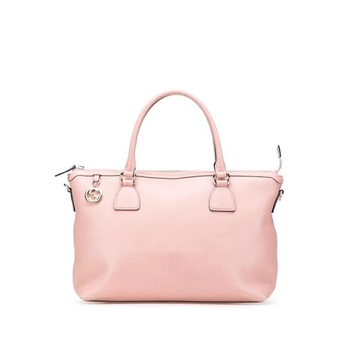 Gucci Pre-Loved Dollar Calfskin GG Charm Satchel Handbag