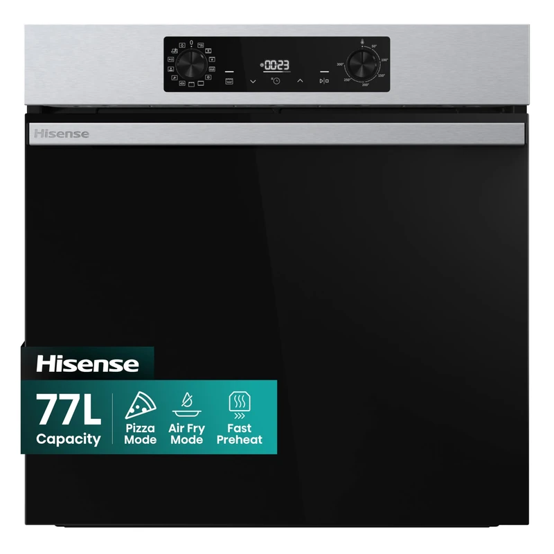 Hisense BI626PXUPUK 77L Oven - Fast Preheat, Pizza & Air Fry