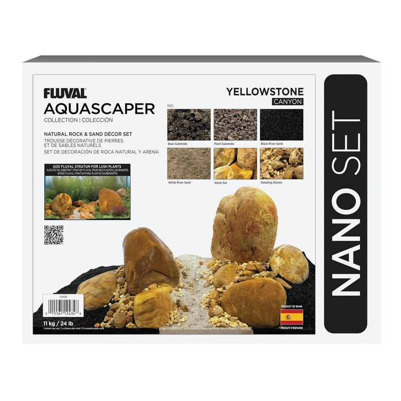 Decoration Kit for aquascaping Amber Fluval, Nano - Image 1