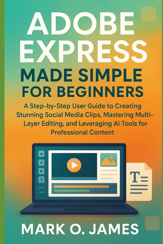 Adobe Express Made Simple for Beginners: A Step-by-Step Guide to Creating Stunning Social Media Clips, Mastering Multi-Layer Editing, and Leveraging AI Tools for Professional Content