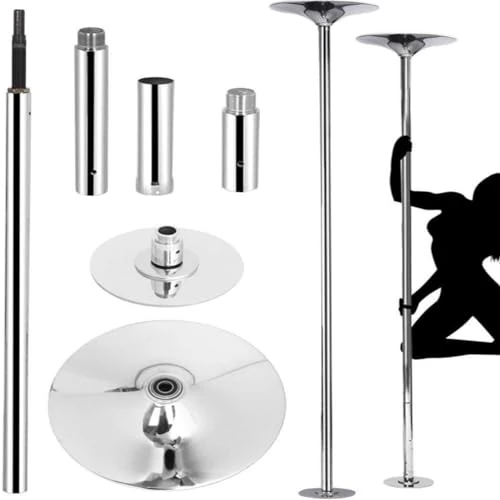 Dancing Pole,Fixed Dance Pole For Home, Portable & Removable Stripper Fitness Pole, Adjustable Height, Static And Rotating, Dance Pole For Beginners Exercise
