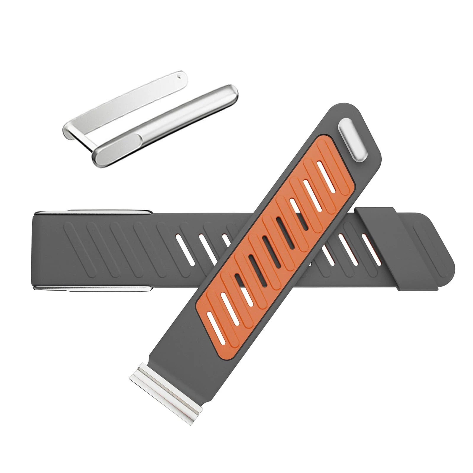 Comfort Soft Silicone Sportflex Wrist band Compatible with WHOOP 5 Band, Durable Soft Silicone Sports Loop Replacement Bands for Whoop 5.0 ONE+Peak/WHOOP MG LIFE (Darkgray, One+Peak)