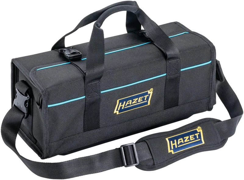 HAZET Universal Tool Bag 191T-5L Small Empty 450 x 180 x 200 mm with Sturdy Base Zipper Inner Pocket Compact for Workshop and Travel