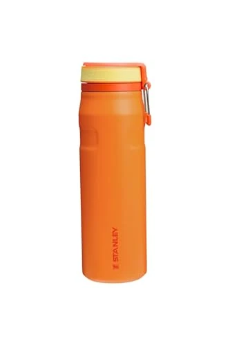 Stanley 1913 IceFlow Bottle Twist Flip 0.71L - Cold for 17 Hours - Iced for 4 Days - Dishwasher Safe - Recycled Stainless Steel - BPA Free - Double Wall Vacuum Insulation - Rose Quartz