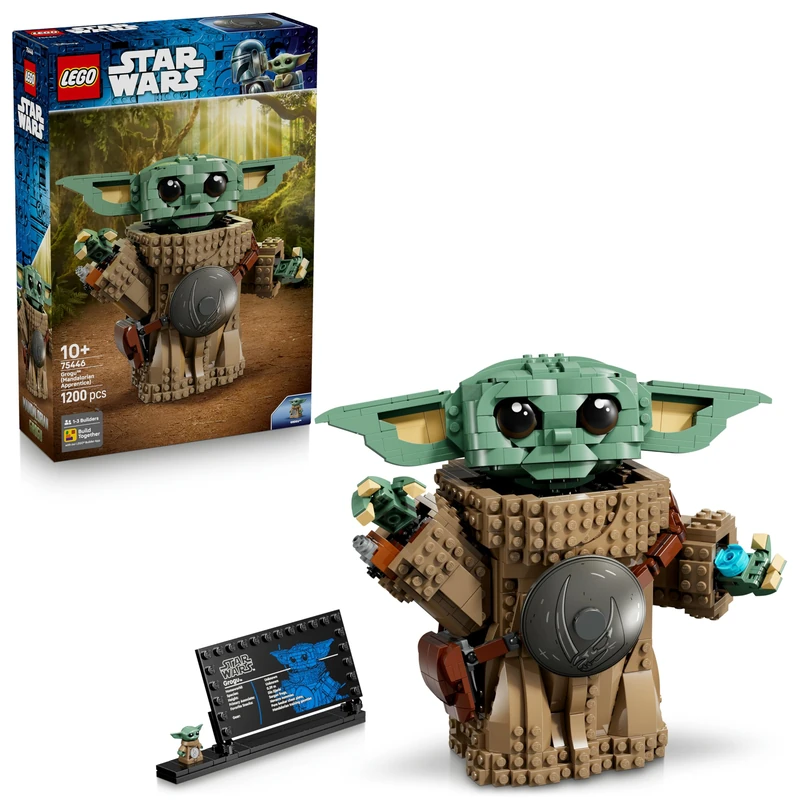 LEGO Star Wars 75446 Grogu (Mandalorian Apprentice) Toy - Display Figure Model Kit w/Beskar Armour for Kids' Room Decor - Gift Idea for 10+ Year Old Boys, Girls & Movie Fans