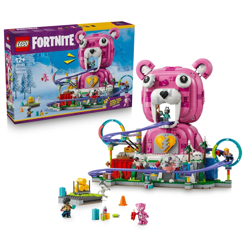 LEGO Fortnite Rave Cave - Interactive Toy w/Theme Park Model & 6 Minifigures for Kids' Room Decor - Gaming Gift for 12+ Year Old Boys, Girls & Teenage Fans - 77082