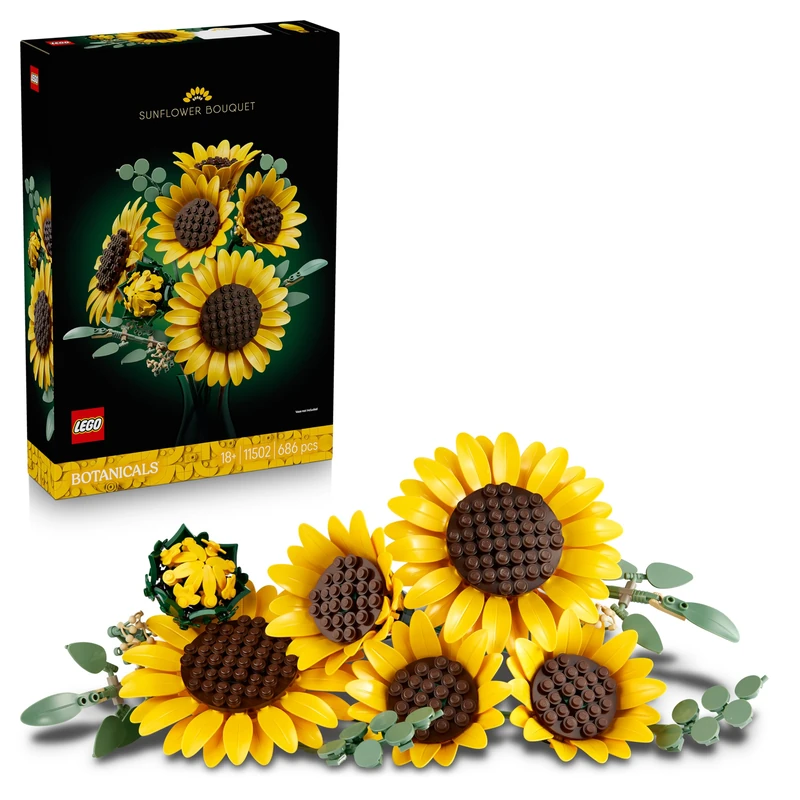 LEGO Botanicals Sunflower Bouquet - 11502 Adult Building Set