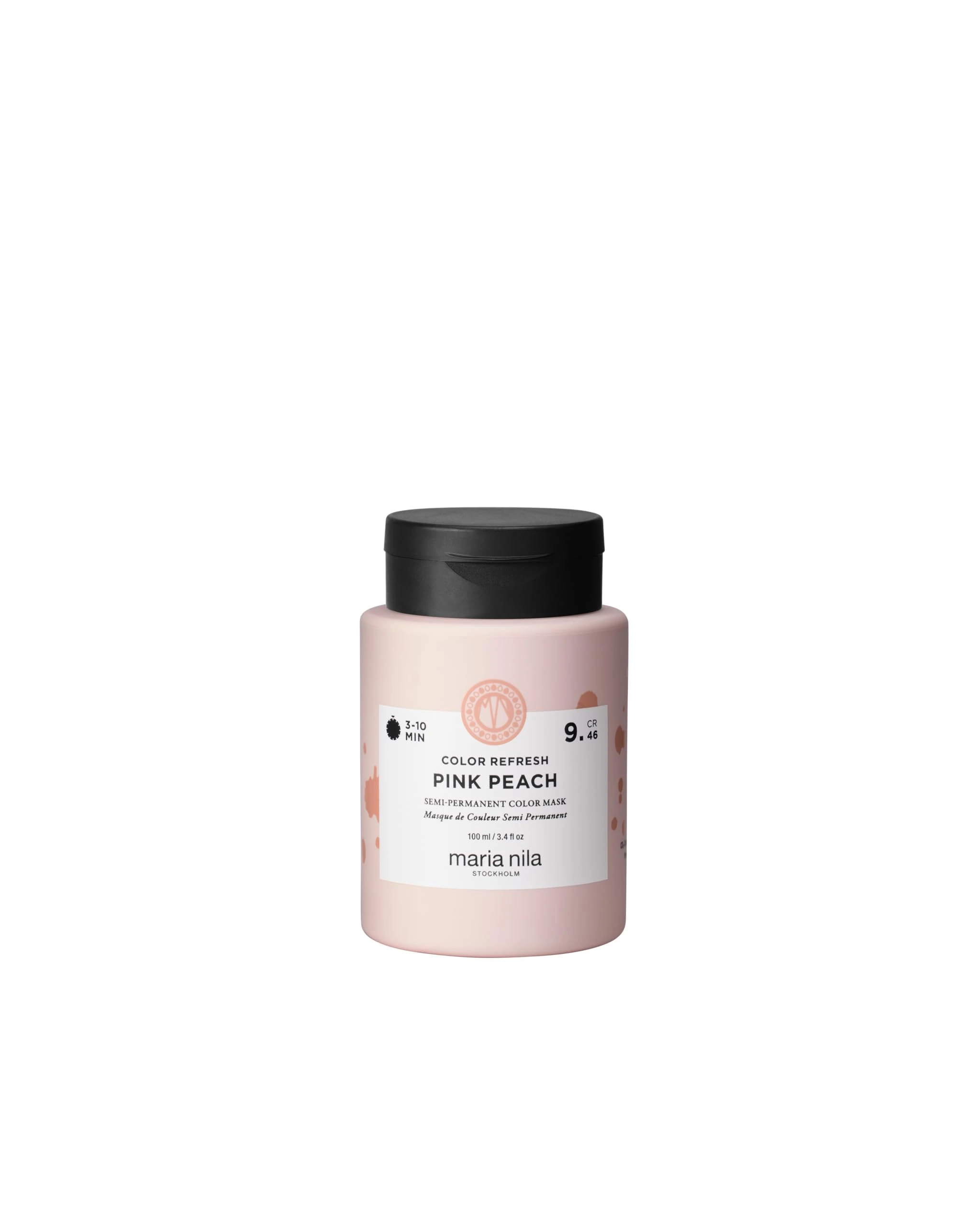 Maria Nila Colour Refresh, Pink Peach 3.4 Fl Oz, Warm Pink-peach tone Hair Mask, Semi-Permanent Pigments, 100% Vegan & Sulfate/Paraben free