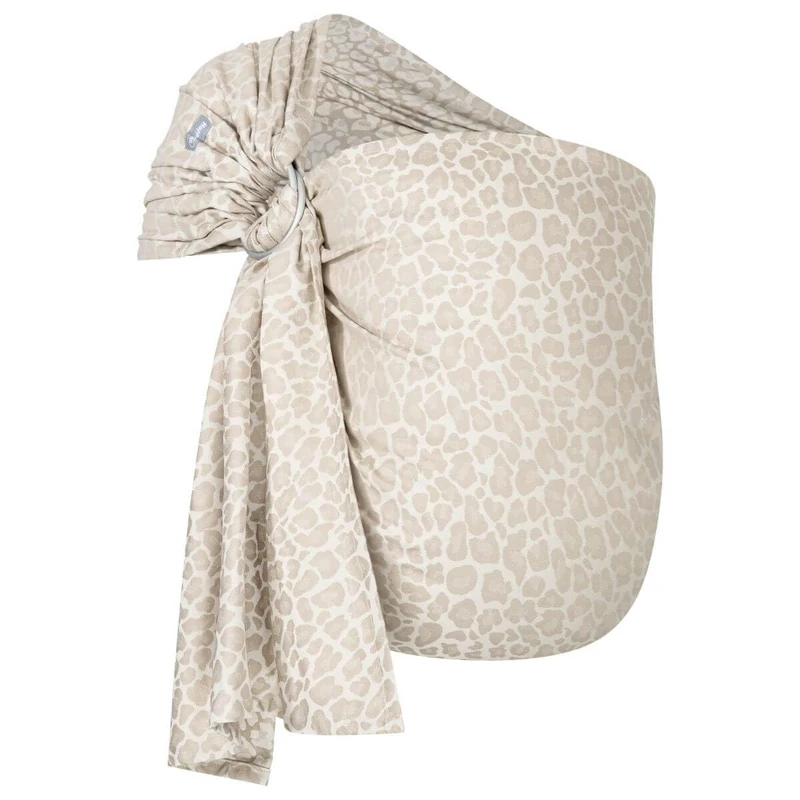 Hoppediz Ring-Sling Baby Sling from Birth, 100% Organic Cotton, Kigali Design