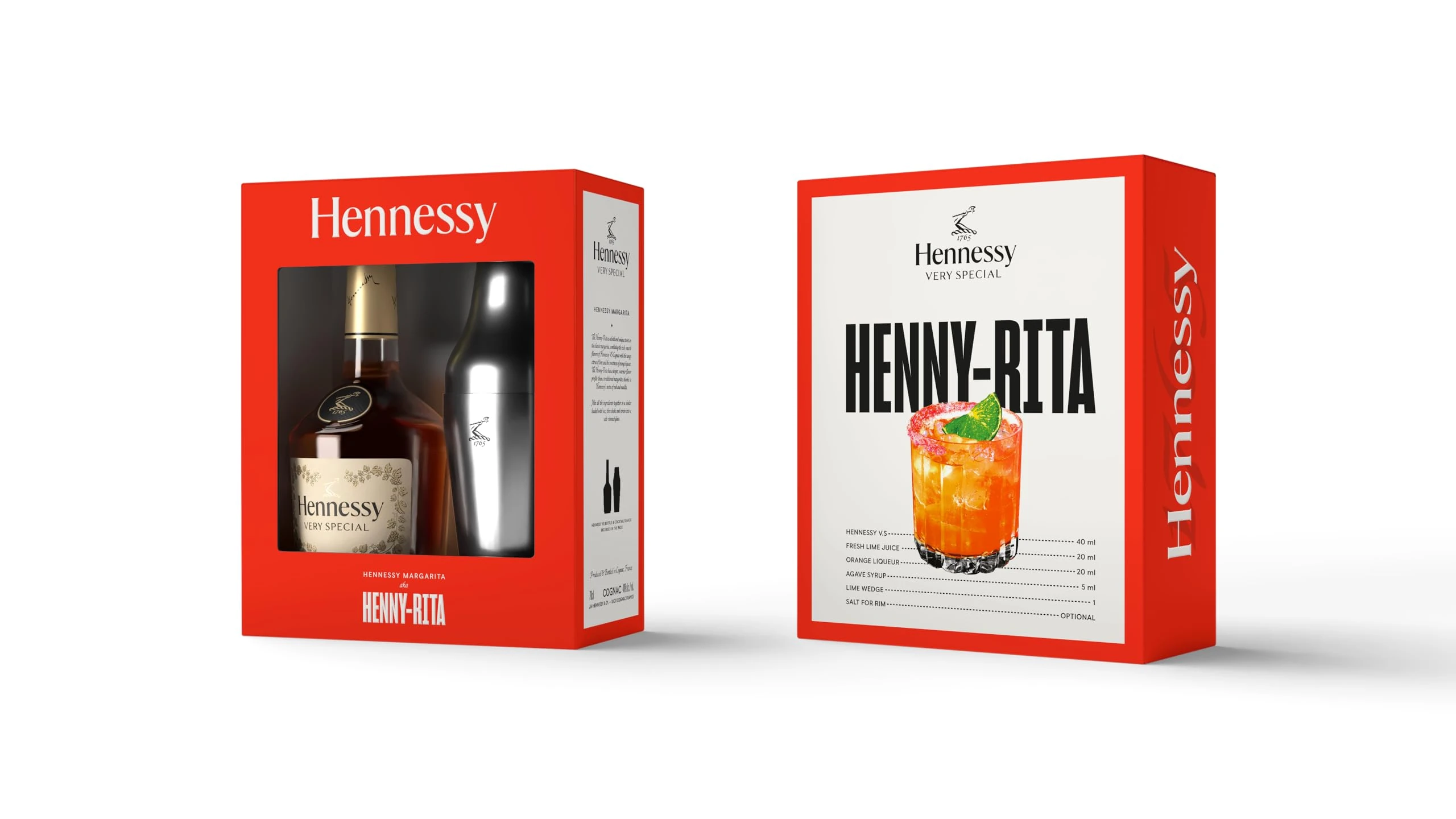 Hennessy VS Cocktail Shaker Gift Set, 70cl