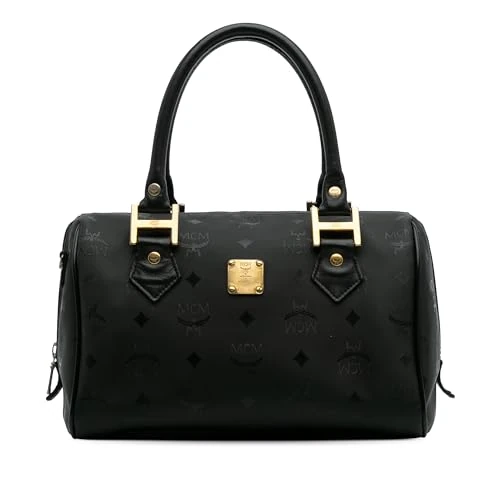Pre-Loved Visetos Nylon Boston Bag