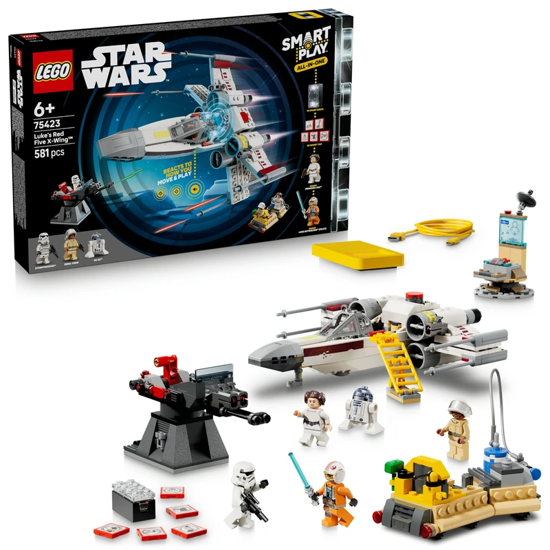 LEGO Star Wars SMART Play Luke's Red Five X-Wing - 75423