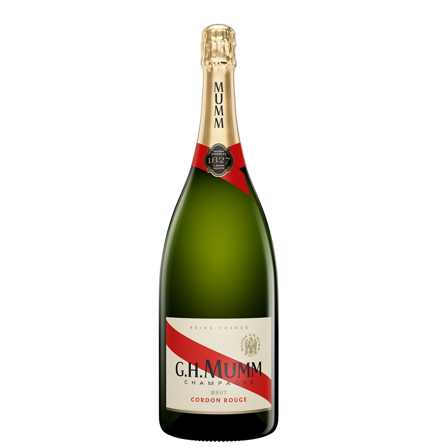 G.H. Mumm Cordon Rouge Non Vintage Champagne, 75 cl, Packaging May Vary (Pack of 6)