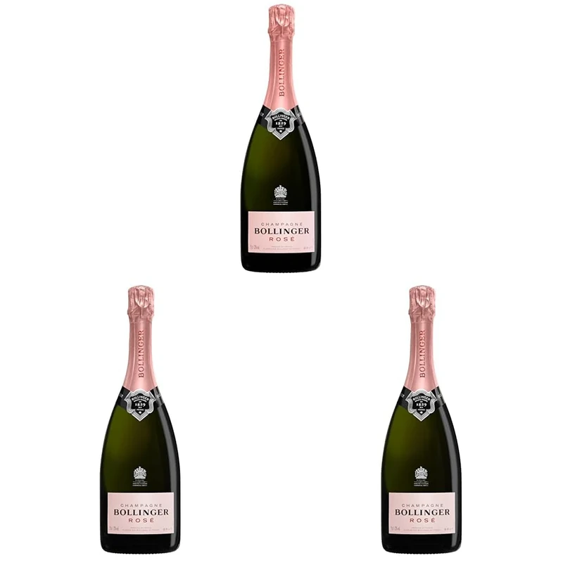 Bollinger Rose Champagne | 75 cl (Pack of 3)