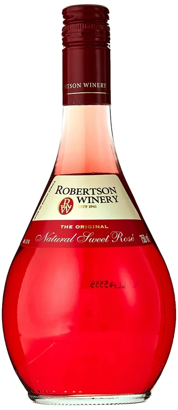 Robertson Winery Natural Sweet Rose NV Wine, 75 cl (Pack of 6)