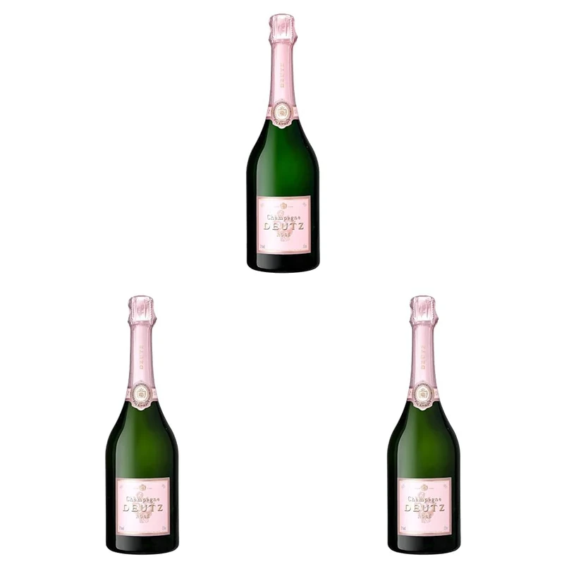 Deutz Rose Champagne, 75 cl (Pack of 3)