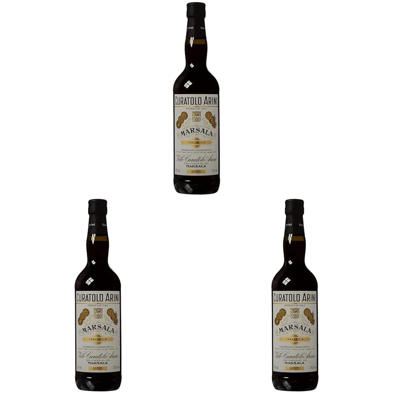 Curatolo Arini Fine Non Vintage Marsala Wine, 75 cl (Pack of 3)