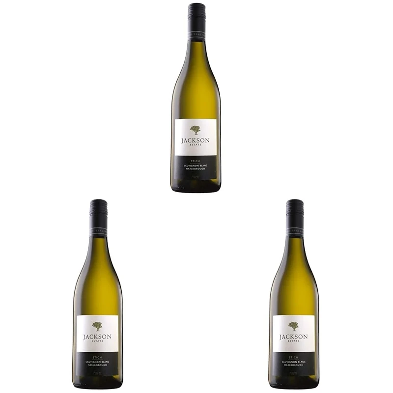 Jackson Estate Stich Marlborough Sauvignon Blanc New Zealand 75cl (Pack of 3)