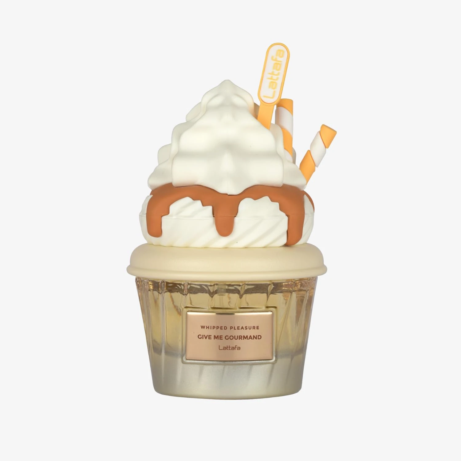 Lattafa Whipped Pleasure Eau de Parfum, Give Me Gourmand Collection - Whipped Cream, Caramel & Vanilla Scent, Spray Form, Unisex 75ml Perfume