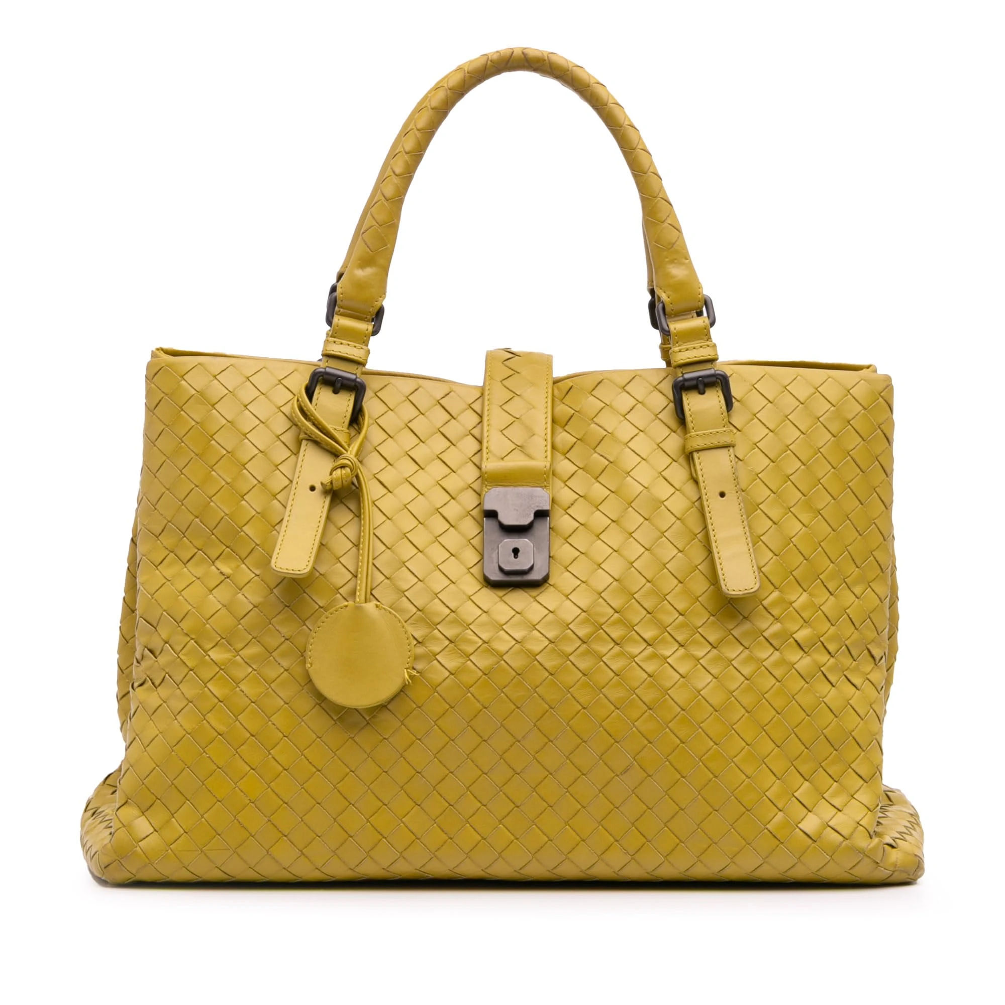 Bottega Veneta Pre-Loved Medium Nappa Intrecciato Roma Tote