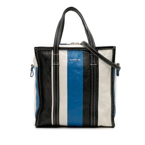 Balenciaga Pre-Loved S Lambskin Bazar Shopper Satchel Handbag