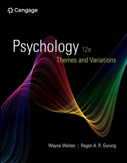 Cengage Learning Psychology: Themes and Variations Book