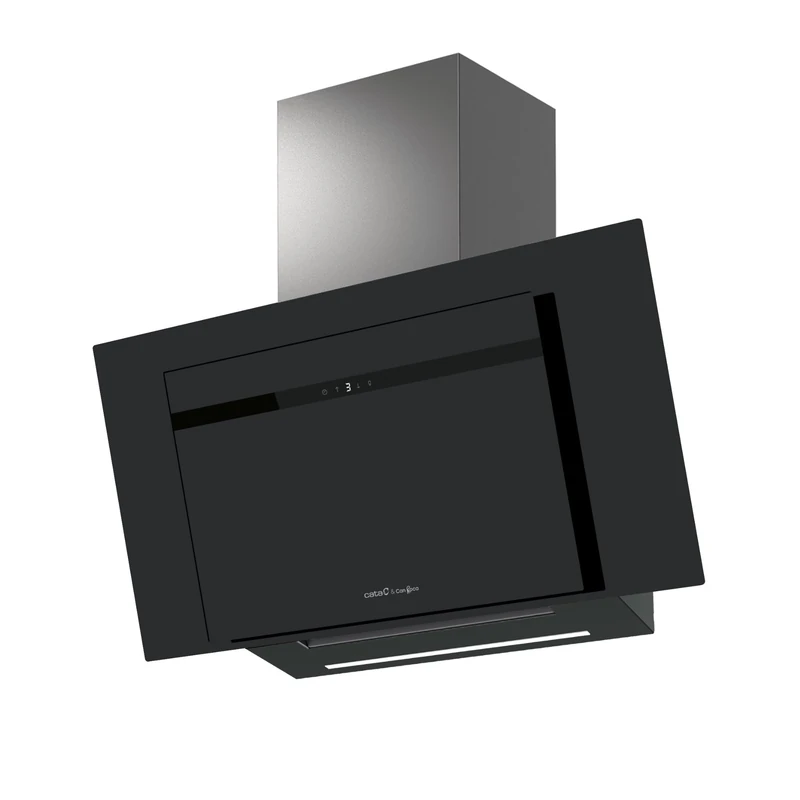 Cata Extractor Hood Thalassa EVO 900GBK Width 90 cm Brushless Motor Extra Quiet Capacity 983m3/h 6 Levels LED Extraction CATA Connectivity Easy Installation Black