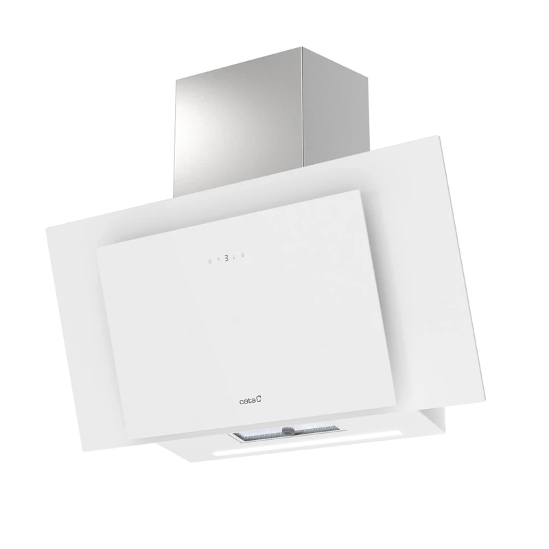 Cata Extractor Hood Thalassa EVO 700GWH Width 70 cm Brushless Motor Extra Quiet Capacity 983m3/h 6 Levels LED Extraction CATA Connectivity Easy Installation White