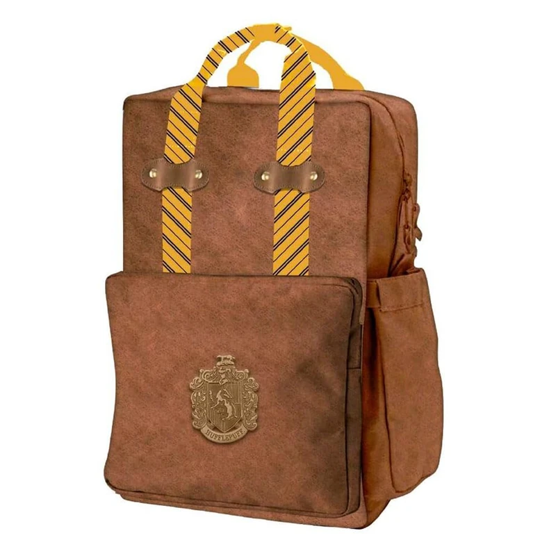 CERDÁ LIFE'S LITTLE MOMENTS Casual Fashion Leatherette Harry Potter Huflepuff Backpack - 35x27x18cm-Unisex - Image 1