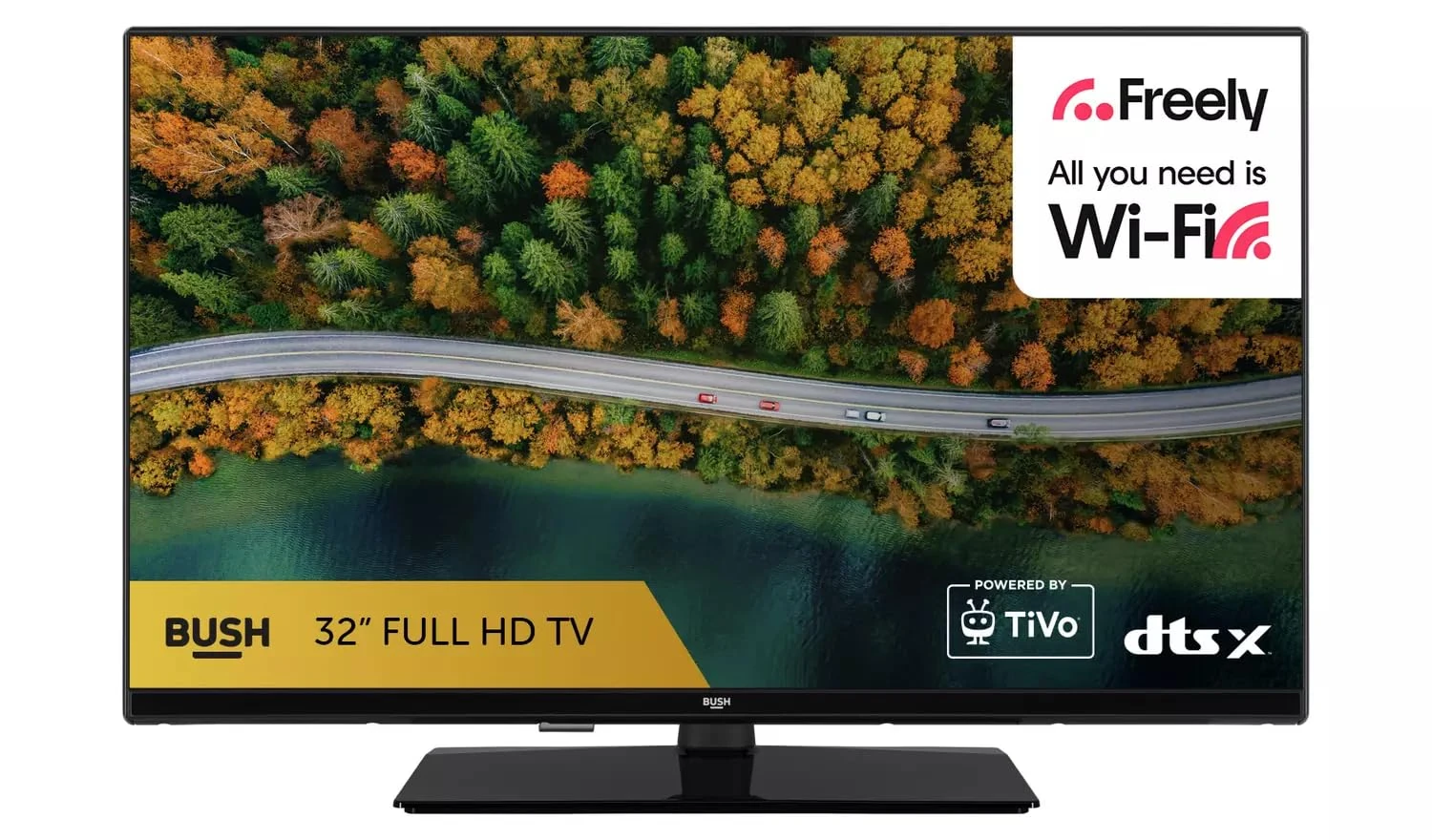 Bush 32Inch 32FT25CB Smart FHD HDR LED Freely TV