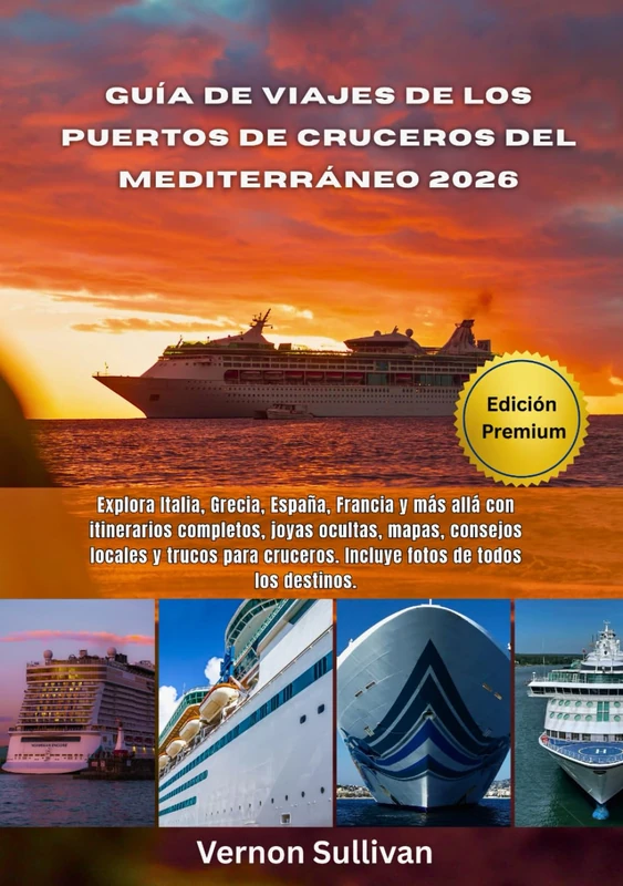 Guía de viajes de los puertos de cruceros del Mediterráneo 2026: Explora Italia, Grecia España, Francia y más allá con itinerarios completos, joyas ocultas, mapas, consejos locales y trucos para cruc