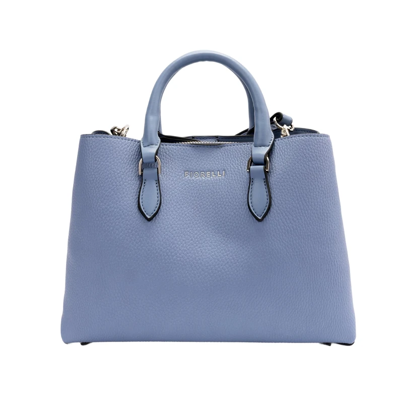 Fiorelli Women's Emery Mini Satchel Bag, Stylish Handbag with Grab Handles & Crossbody Strap, Faux Leather, Cornflour Blue