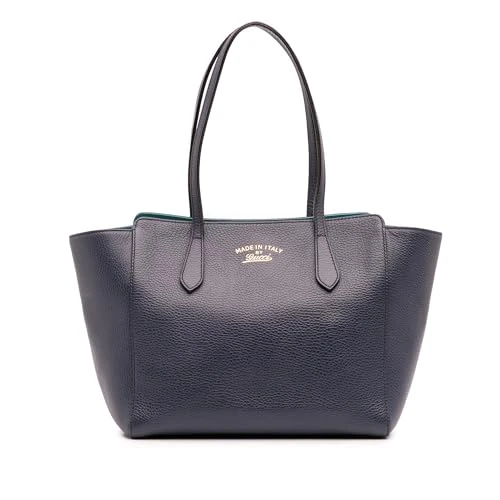 Gucci Pre-Loved Medium Leather Swing Tote Bag