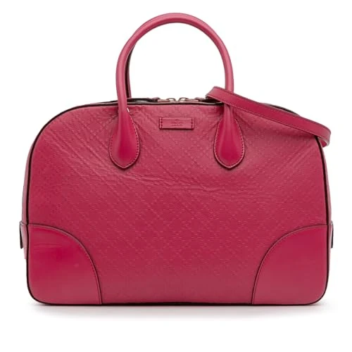 Gucci Pre-Loved Diamante Bright Leather Satchel