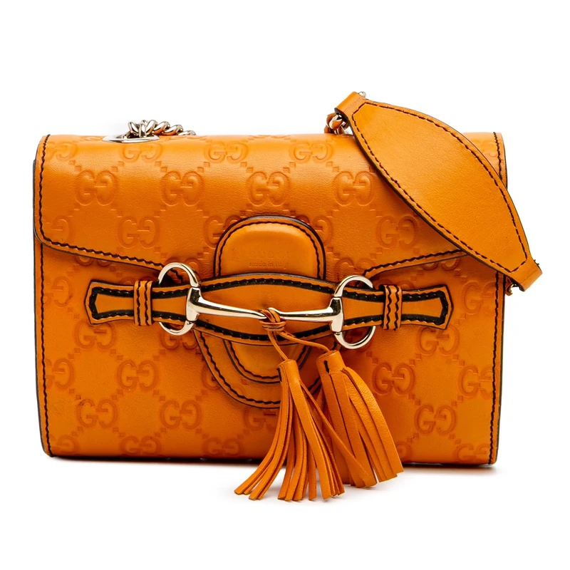 Pre-Loved Mini Guccissima Emily Crossbody