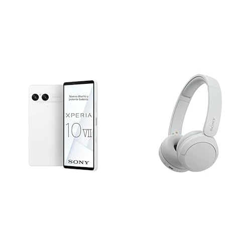 Sony Xperia 10 VII – 6.1" 19.5:9 OLED display with 120 Hz, 5,000 mAh battery, 16 mm ultra-wide-angle lens, 3.5 mm audio jack, Android 15, IP65/68, White + WHCH520